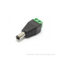 Black Male 12V~36V DC Power Connector for Camera Installation